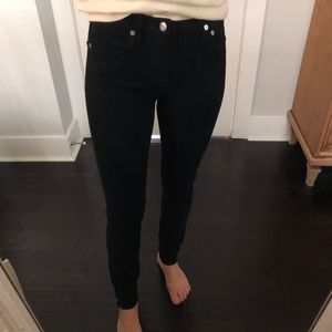 Agolde Sophie High Rise Skinny in Jet